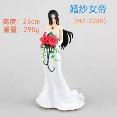 23cm One Piece Boa Hancock Wedding Version Collection Model Toy Anime Figure Color Box