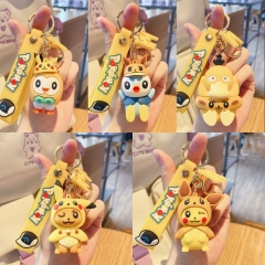 5 Styles Pokemon Cosplay Decorative Anime Figure Keychain