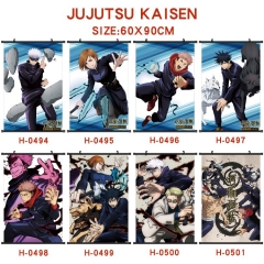 12 Styles Jujutsu Kaisen Decorative Wall Anime Wallscroll (60*90CM)