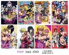 JoJo's Bizarre Adventure Printing Anime Paper Posters (8pcs/set)