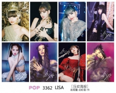 K-POP BLACKPINK LISA Printing Anime Paper Posters (8pcs/set)