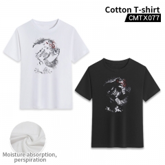 Venom Cosplay Decoration Cartoon Two Side Color Print Anime Canvas T Shirt