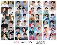 K-POP EXO Printing Anime Paper Posters (8pcs/set)