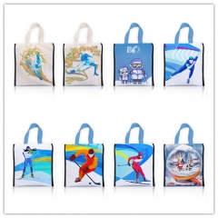 14 Styles Beijing Olympic Winter Games Cosplay Decoration Cartoon Anime Bag Handbag