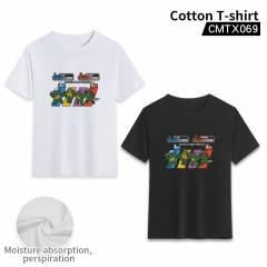 Teenage Mutant Ninja Turtles Cosplay Decoration Cartoon Two Side Color Print Anime Canvas T Shirt