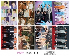 K-POP BTS Bulletproof Boy Scouts Printing Anime Paper Posters (8pcs/set)