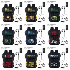 11 Styles Tokyo Revengers Anime Cosplay Cartoon Canvas Colorful Backpack Bag