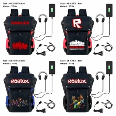 6 Styles Roblox Anime Cosplay Cartoon Canvas Colorful Backpack Bag