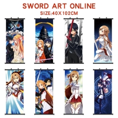 14 Styles Sword Art Online | SAO Decorative  Wall Anime Wallscroll (40*102CM)