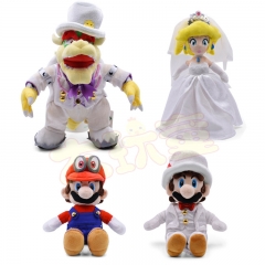2 Style Super Mario Bro Mario Cartoon Collectible Doll Anime Plush Toy 30CM