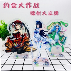 15CM 18 Styles Date A Live Cartoon Two Sides Acrylic Anime Standing Plates