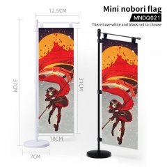 RWBY Satin Material Decorative Anime Mini Flag