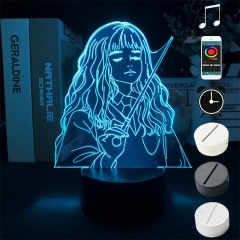 2 Different Bases Harry Potter Hermione Granger Anime 3D Nightlight with Remote Control