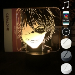 2 Different Bases Tokyo Ghoul Kaneki Ken Anime 3D Nightlight with Remote Control