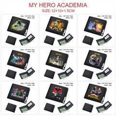 10 Styles Boku no Hero Academia / My Hero Academia Cosplay Decoration Cartoon Character Anime PU Wallet Purse