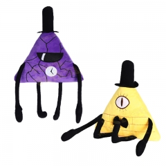 28CM Gravity Falls Bill Cipher Cartoon Character Collection Doll Anime Plush Toy