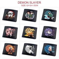 15 Styles Demon Slayer: Kimetsu no Yaiba Cosplay Decoration Cartoon Character Anime PU Wallet Purse