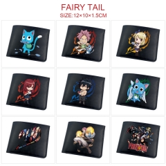 9 Styles Fairy Tail Cosplay Decoration Cartoon Character Anime PU Wallet Purse