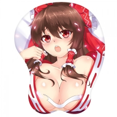 Touhou Project 3D Breast Sexy Anime Mouse Pad Silicone Wrist