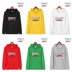 6 Colors Poppy Playtime Pure Cotton Hooded Anime Hoodie With European Size