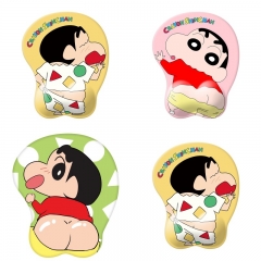3 Styles Crayon Shin-chan 3D Breast Sexy Mouse Pad Silicone Wrist