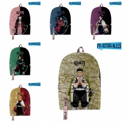 12 Styles Demon Slayer: Kimetsu no Yaiba 3D Digital Print Anime Backpack Bags