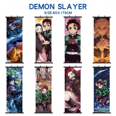 22 Styles Demon Slayer: Kimetsu no Yaiba Decorative Wall Anime Wallscroll (60*170CM)