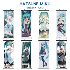 16 Styles Hatsune Miku Decorative Wall Anime Wallscroll (60*170CM)
