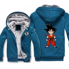 15 Style Draon Ball Z Super Saiyan Cosplay Thicken Anime Coat Hooded Hoodie