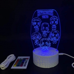 Tokyo Revengers Anime 3D Nightlight with Remote Control