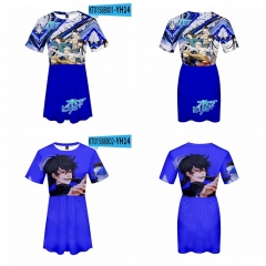 10 Styles Blue Period Cosplay 3D Digital Print Anime Dress