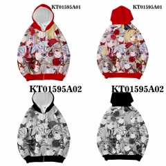 9 Styles Takt OP. Cosplay 3D Digital Print Anime Health Cloth Hoodie With Zipper