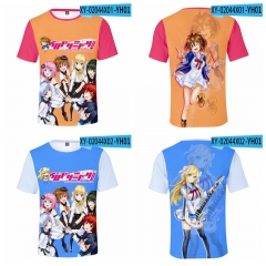 10 Styles IRODORIMIDORI Cosplay 3D Digital Print Anime T-shirt