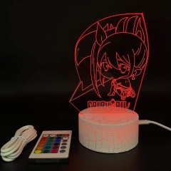 Fairy Tail Erza Scarlet Anime 3D Nightlight with Remote Control