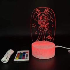 Pretty Soldier Sailor Moon Anime 3D Nightlight with Remote Control