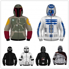 6 Styles Star Wars Cartoon Character Clothes Anime Hoodies