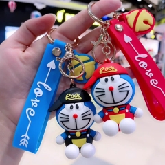 2 Colors Doraemon Cosplay Cartoon Character Decorative Anime Figure Keychain