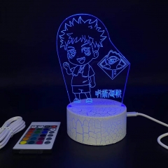 Jujutsu Kaisen Itadori Yuji Anime 3D Nightlight with Remote Control
