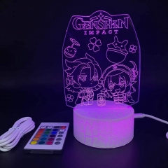 Genshin Impact Klee Anime 3D Nightlight with Remote Control