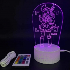 Genshin Impact Klee Anime 3D Nightlight with Remote Control