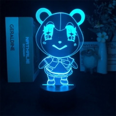 2 Different Bases Animal Crossing Anime 3D Nightlight with Remote Control