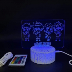 Jujutsu Kaisen Gojo Anime 3D Nightlight with Remote Control