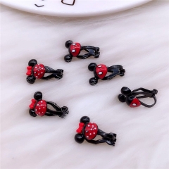 3 Styles Mickey Mouse and Donald Duck Cartoon Character Cute Decorative Anime Alloy Resin Earring