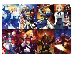 Fate Stay Night Printing Anime Paper Posters (8pcs/set)