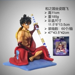 11 CM One Piece Luffy Anime PVC Figure Toy