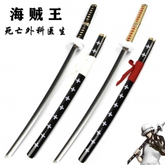 6 Styles 100CM One Piece Cos Trafalgar Law Anime Wooden Sword Weapon
