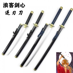 2 Sizes Rurouni Kenshin Cos Anime Wooden Sword Weapon