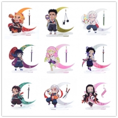 13 Styles Demon Slayer: Kimetsu no Yaiba Cartoon Acrylic Anime Standing Plates