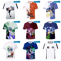 12 Styles Tokyo's 24 Wards Cosplay 3D Digital Print Anime T-shirt