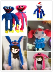 3 Styles 40cm Poppy Playtime For Kids Gift 3D Cap Hat Anime Plush Toy Doll